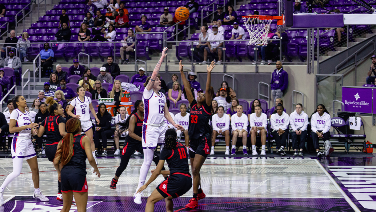 TCU womens basketball team took on Big 12 newcomer Houston. (Photo Courtesy by gofrogs.com)
