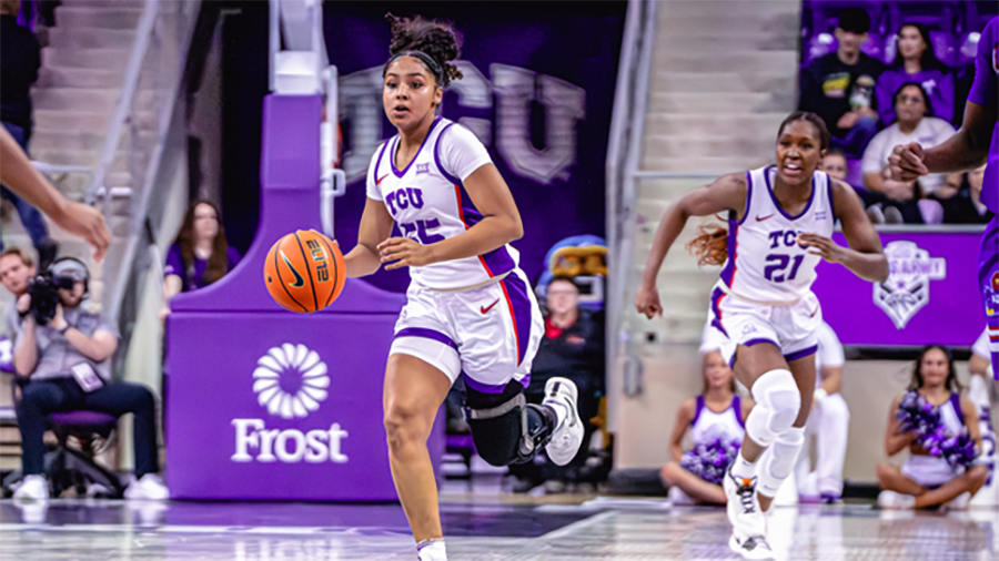 TCU+womens+basketball+welcomes+No.+7+Texas+for+final+regular+season+conference+contest+against+the+Longhorns