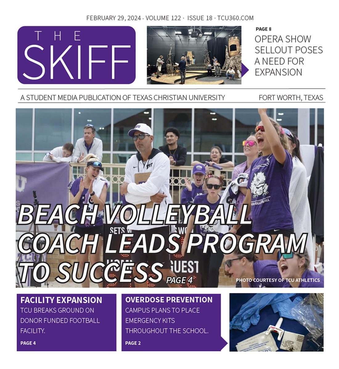 The Skiff: Coach leads beach volleyball to success