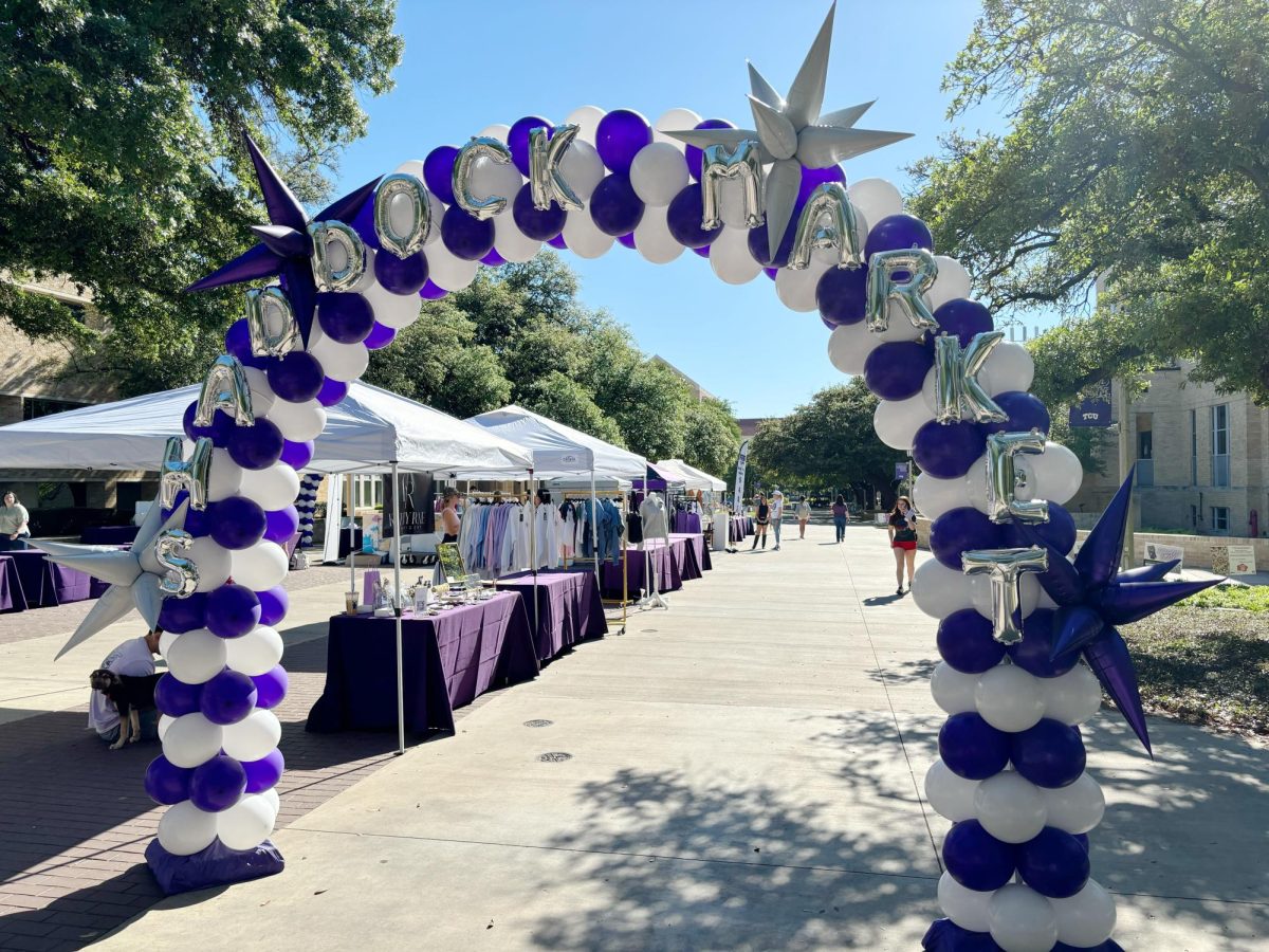 TCU’s Institute for Entrepreneurship and Innovation holds the Shaddock Marketplace on Friday, April 5. (Aliyah Howell/Staff Writer)

