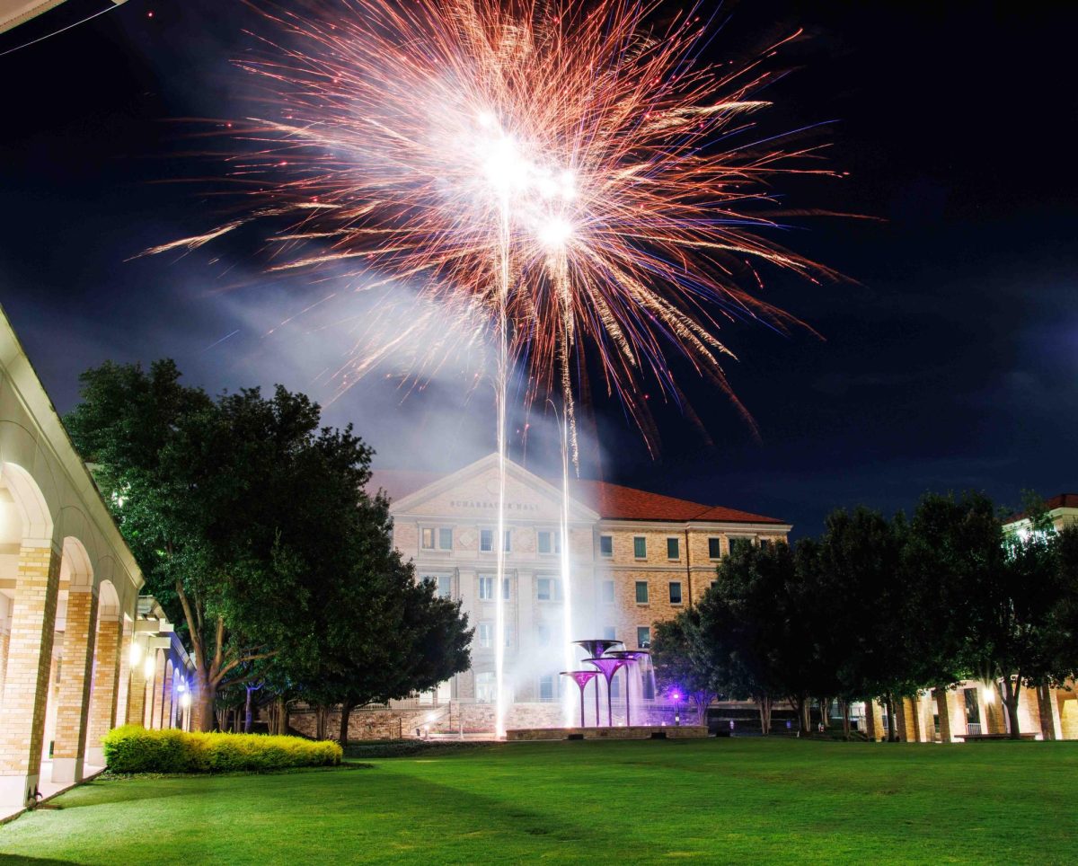 TCU officially welcomes the class of 2028 at the Frogs First Chancellor Assembly on August 17th, 2024.  (TCU360/Tyler Chan)