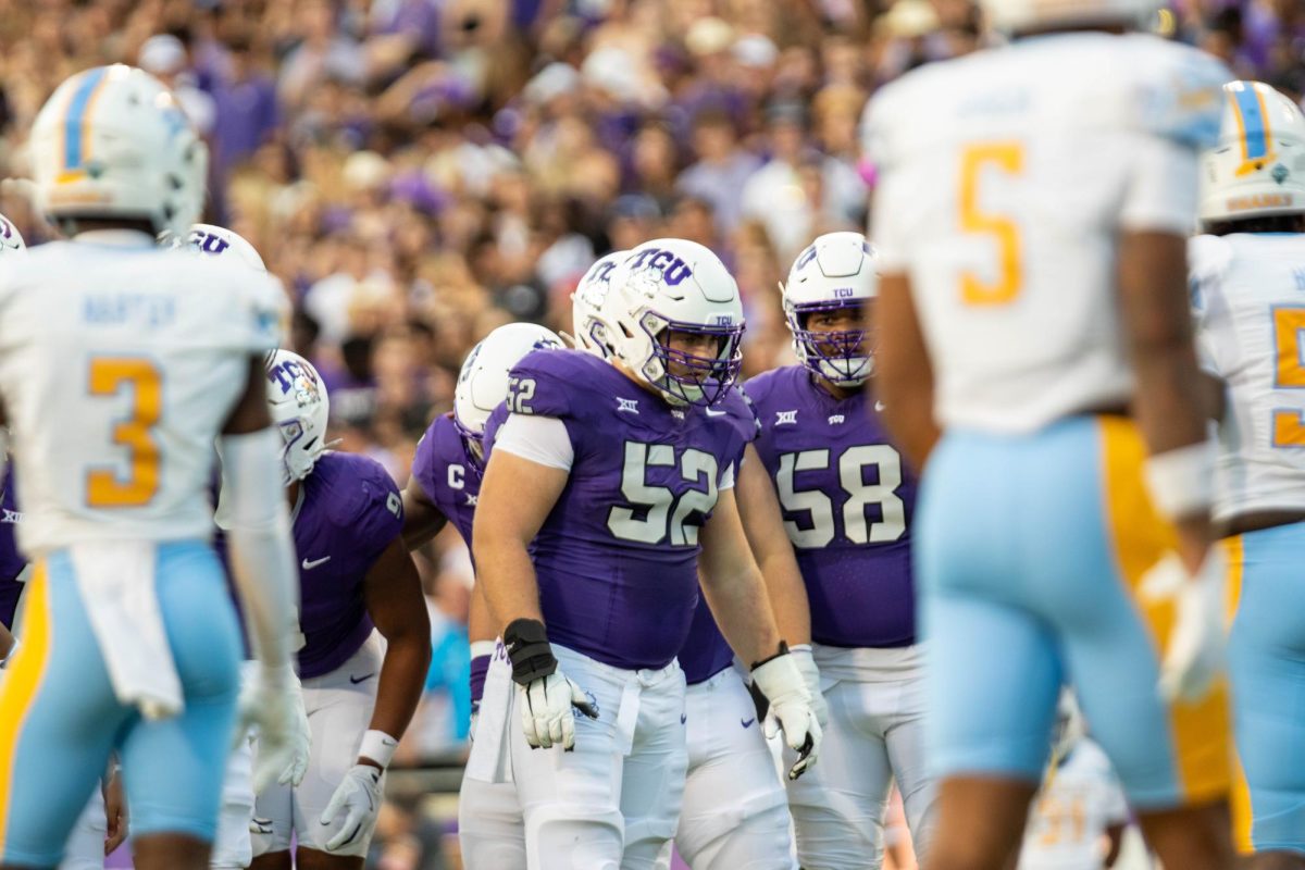 James Brockermeyer focused on the defensive line of LIU.