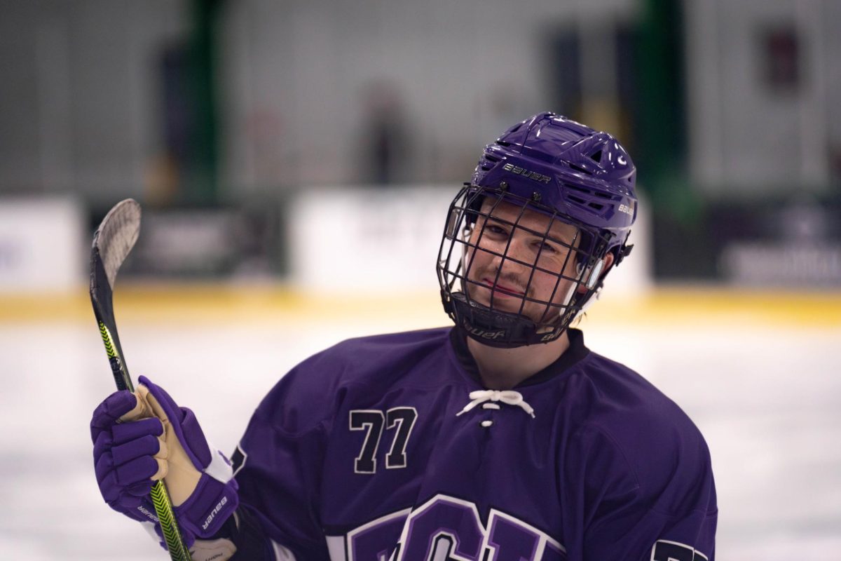 The TCU Horned Frog hockey team beat the Baylor Bears Sept. 13, 2024, at the StarCenter in Mansfield, TX. (TCU 360 Photo by Shane Manson)