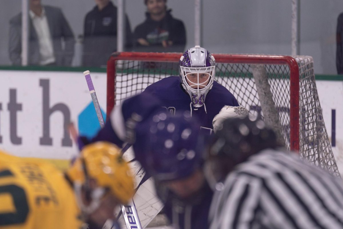 The TCU Horned Frog hockey team beat the Baylor Bears Sept. 13, 2024, at the StarCenter in Mansfield, TX. (TCU 360 Photo by Shane Manson)