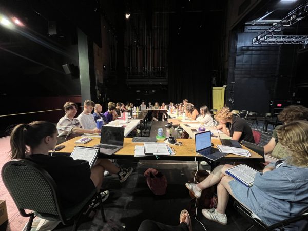 Photo of theatre table read