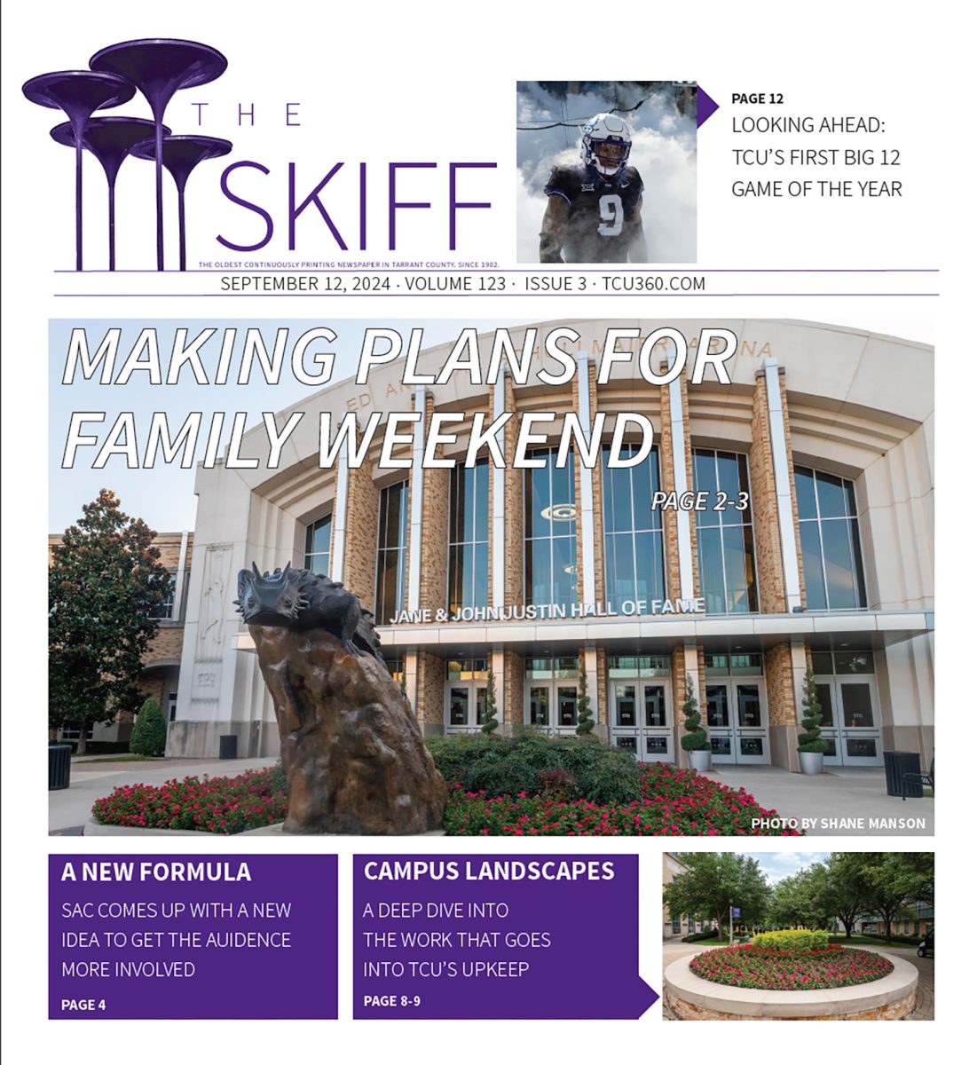 The Skiff: Welcome, Horned Frog families!