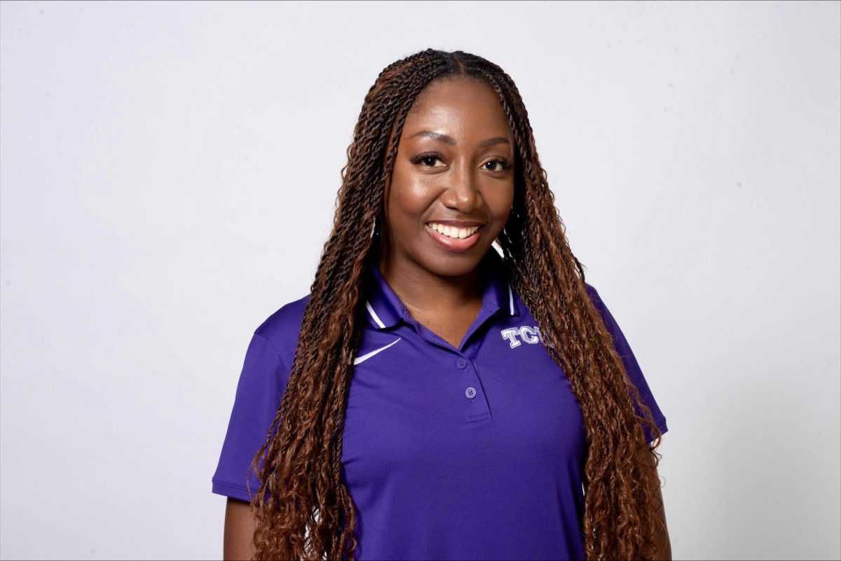 Brittani McLaurin serves as the new TCU Spirit Director. 