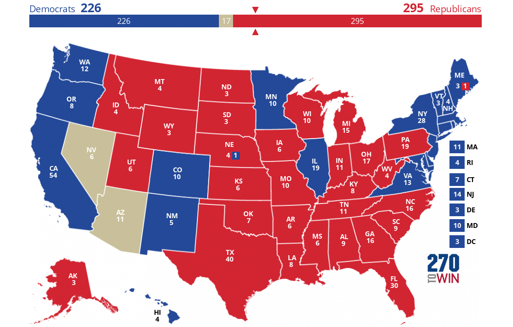 2024 presidential election results (270toWin)