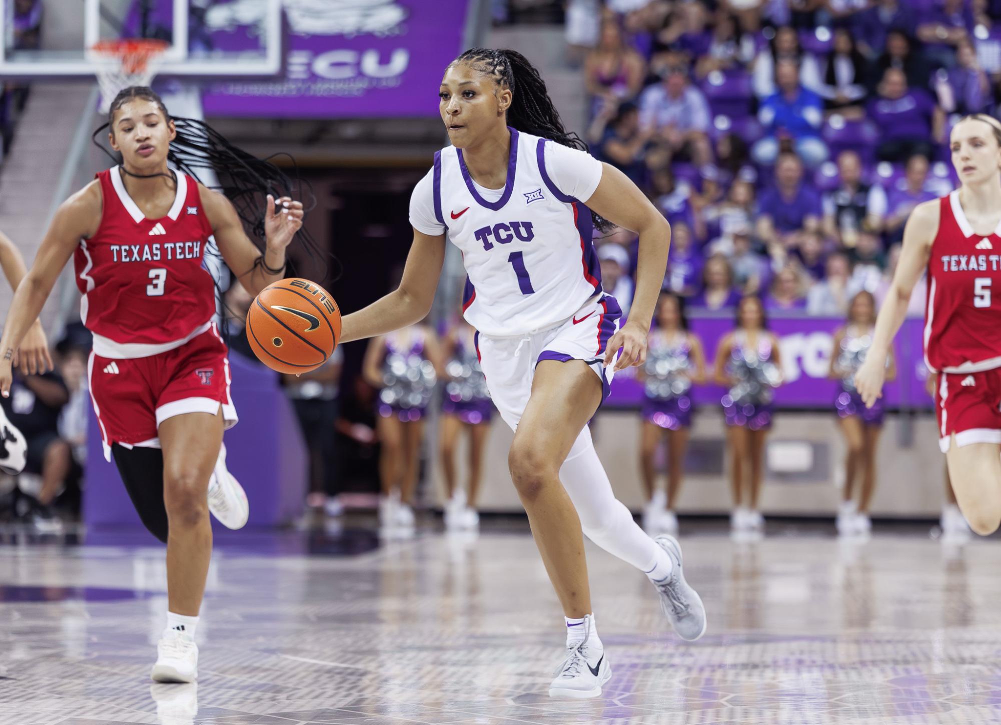 TCU women s basketball earns 16th consecutive at home win TCU 360