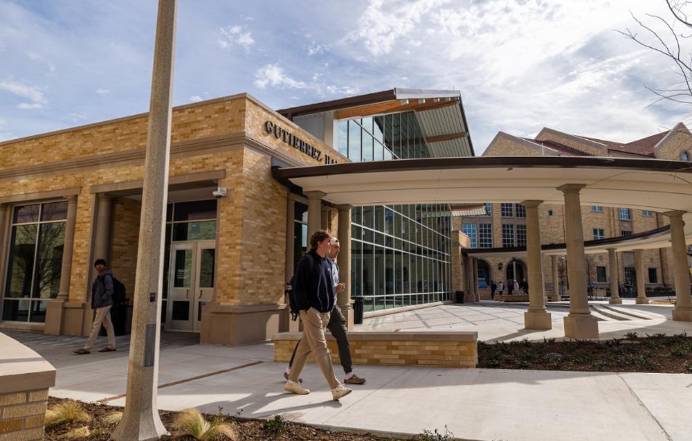 Gutierrez Hall, located on the East side of TCU’s Campus. (tcu.edu)