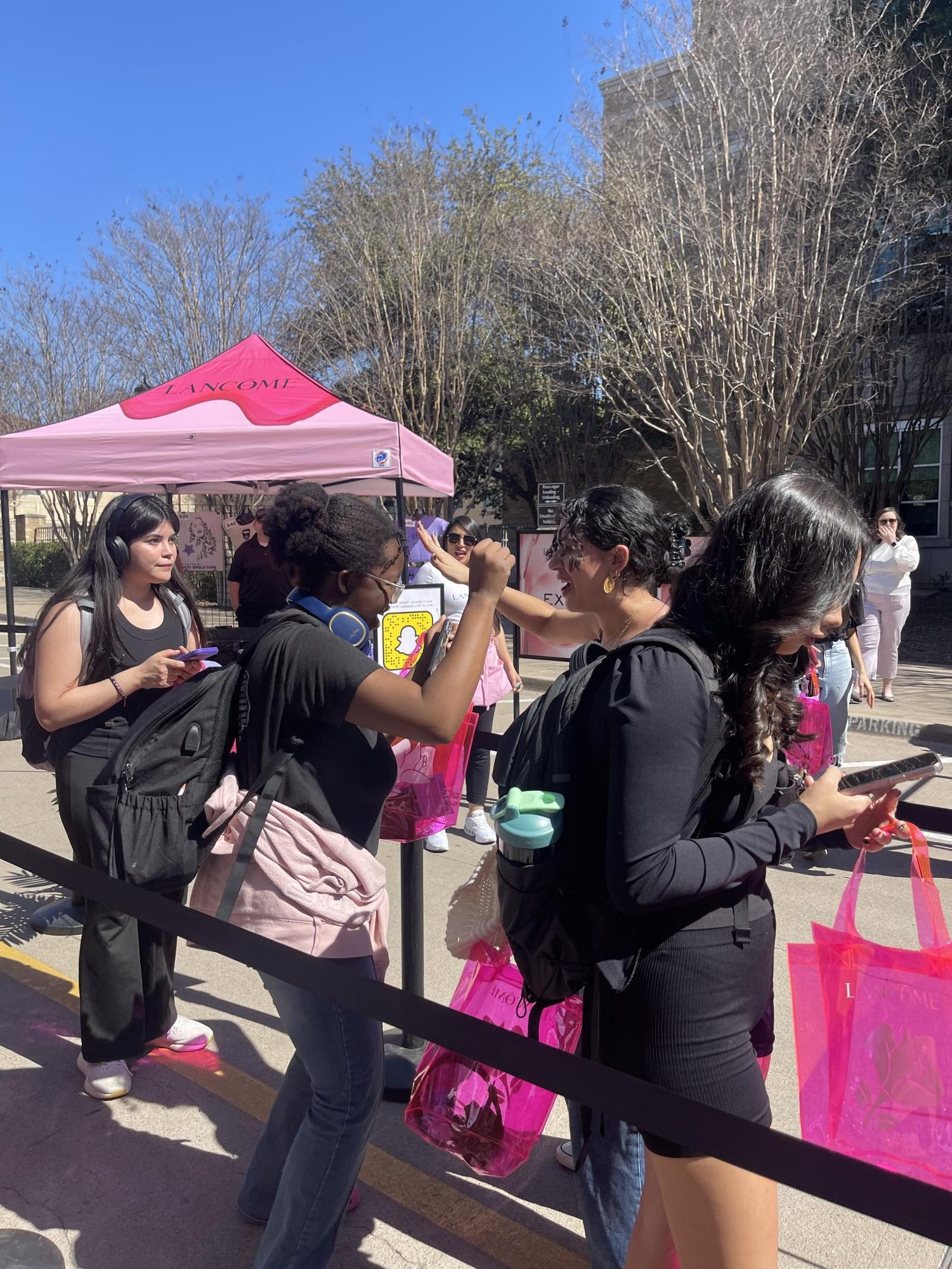 Lancôme's Tour Bus Experience, featuring Olivia Rodrigo, stopped at TCU to hand out free cosmetics and engage with students, aiming to revitalize the brand's image among Generation Z.