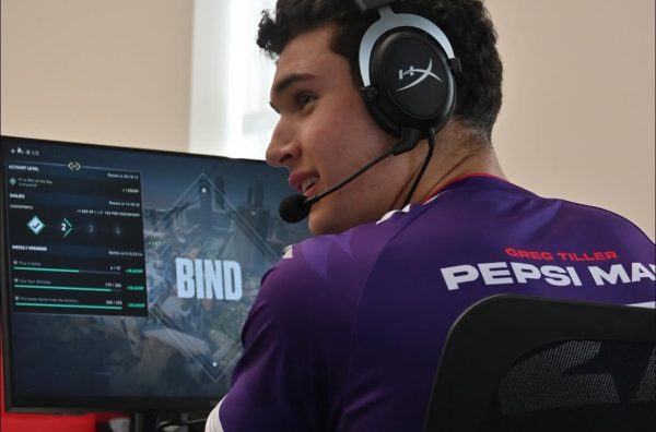 TCU Esports player in action during a round of Valorant. Photo courtesy of TCU Esports (@tcuesports on Instagram).
