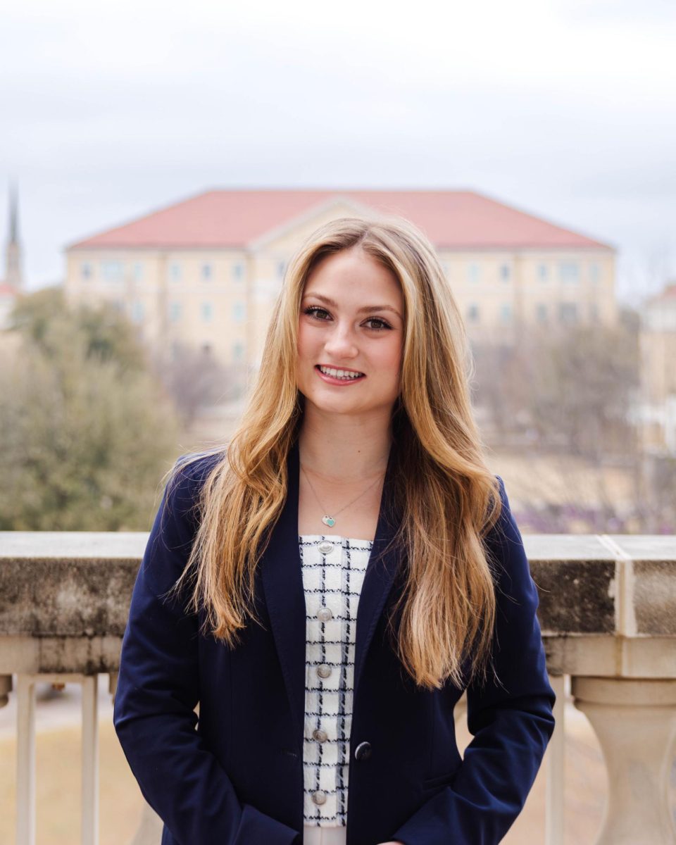 Reagan Stephens, newly elected TCU student body president, April 2025. 
