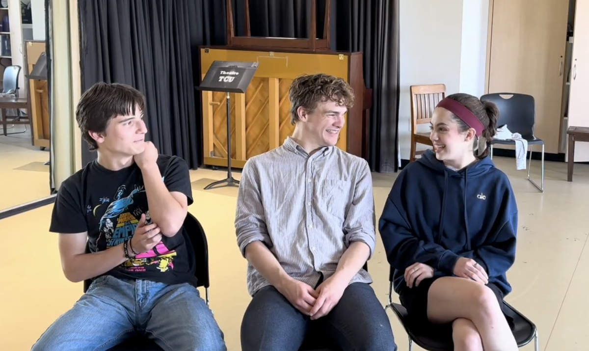Club founders [From left to right] Wesley Adams, Henry Cawood, and Gabriela Yarbrough. Image credited to Ellie Griffin