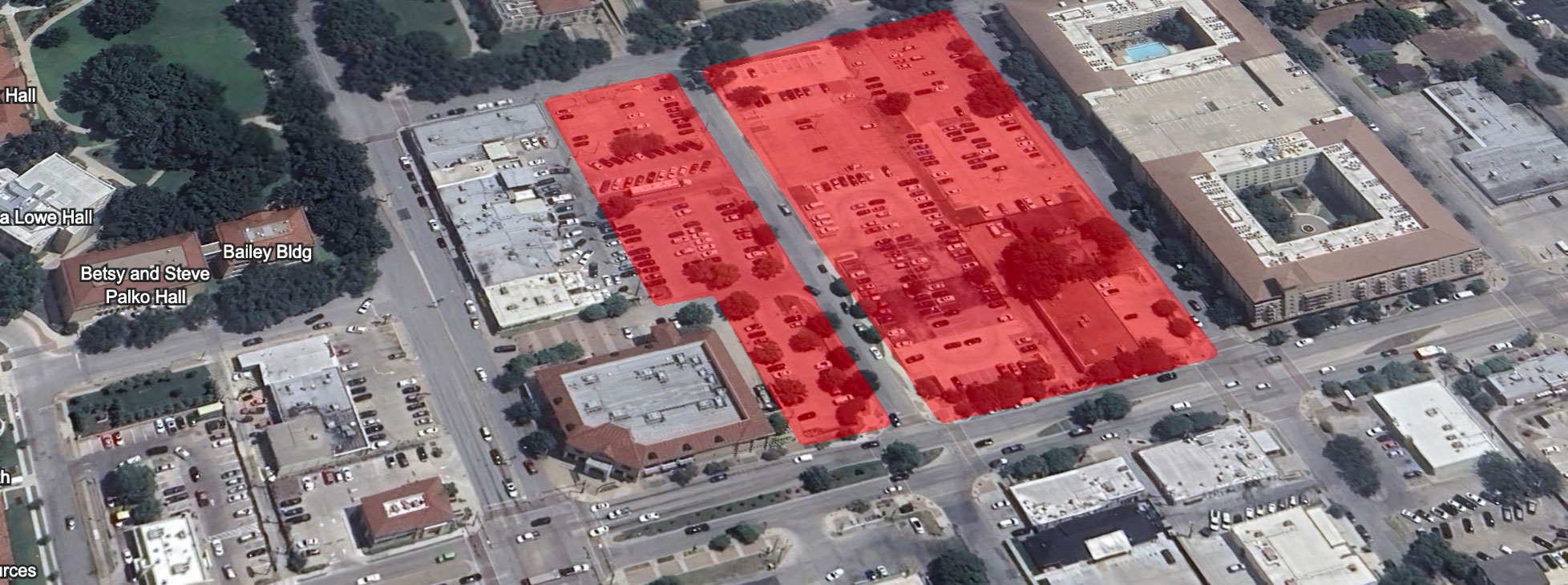 In preparation for a new east campus parking garage, lots 15, 28, 29 and 30 will be closed by fall 2025. 