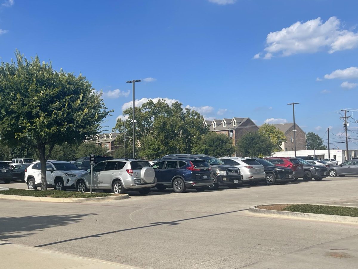 Students’ cars parked in lots two, three, four and Garage B must be cleared before Friday night. (Pilar Olivas)