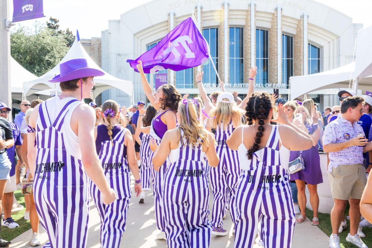 Through her photography, Lauren Karr is able to capture the electric energy of the Dutchmen at TCU football games. (Photo courtesy of Lauren Karr Photography)