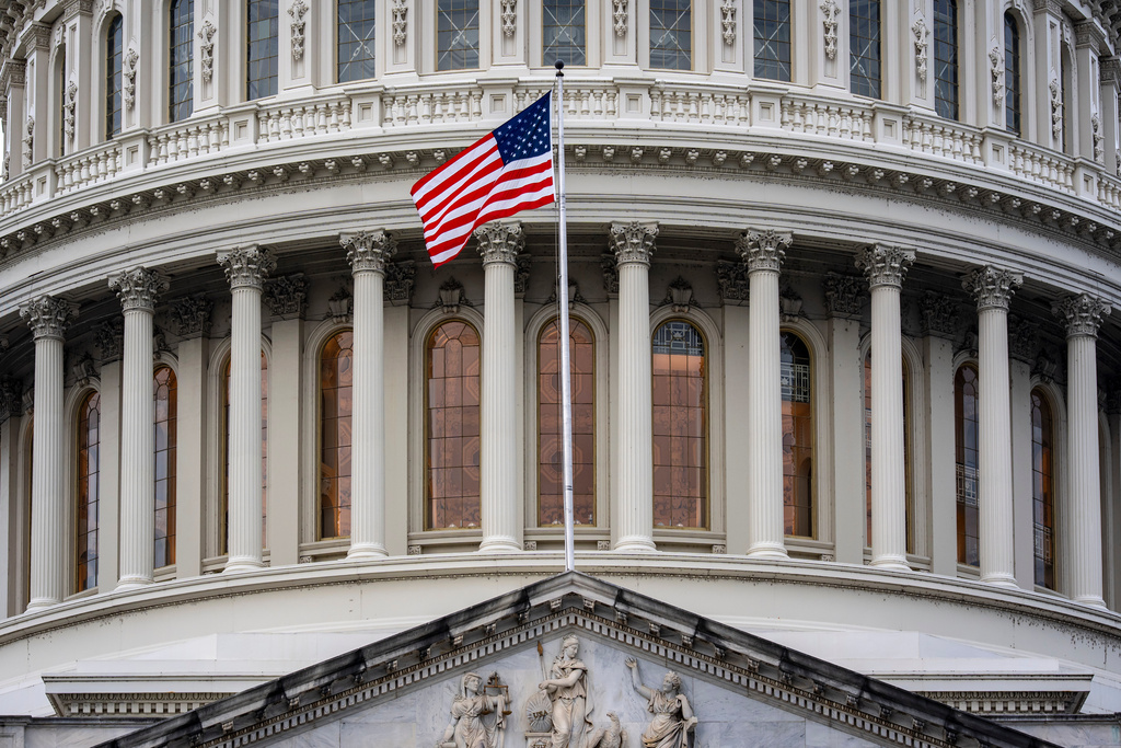 A partisan standoff over health care and spending is threatening to trigger the first U.S. government shutdown in almost seven years, at the Capitol in Washington, Tuesday, Sept. 30, 2025. (AP Photo/J. Scott Applewhite)