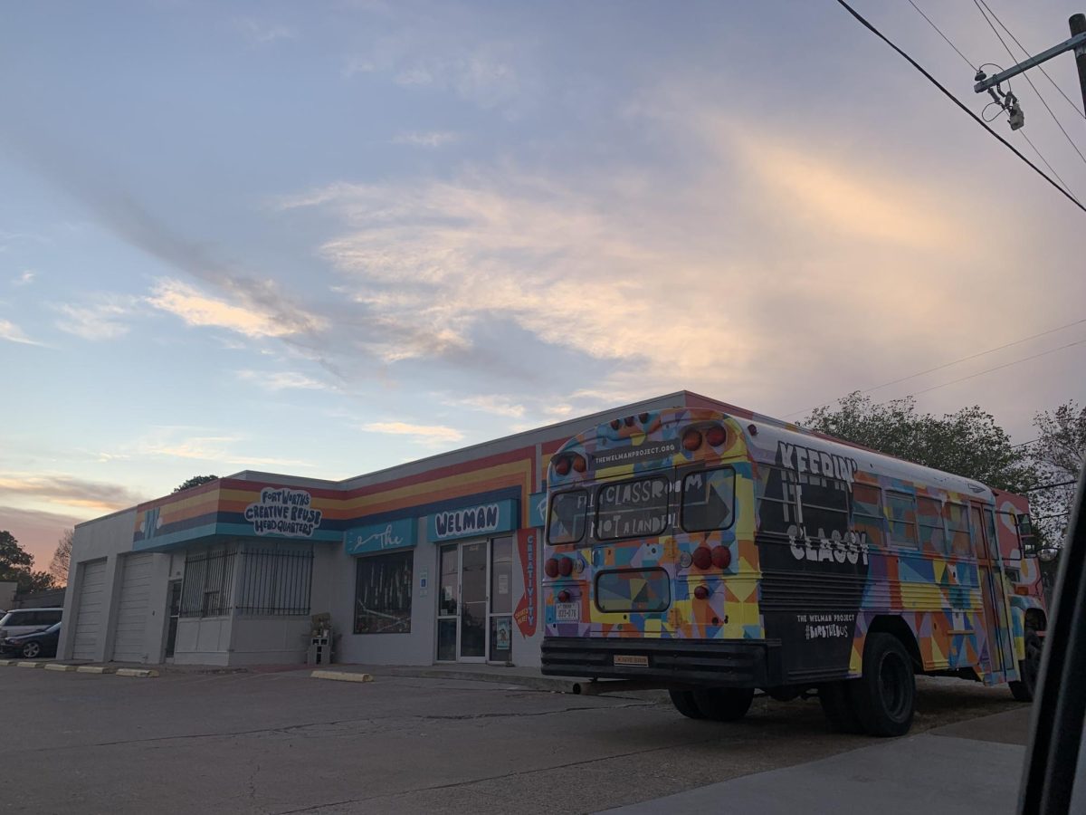 The storefront of the Welman Project just off of W. Vickery Blvd.
