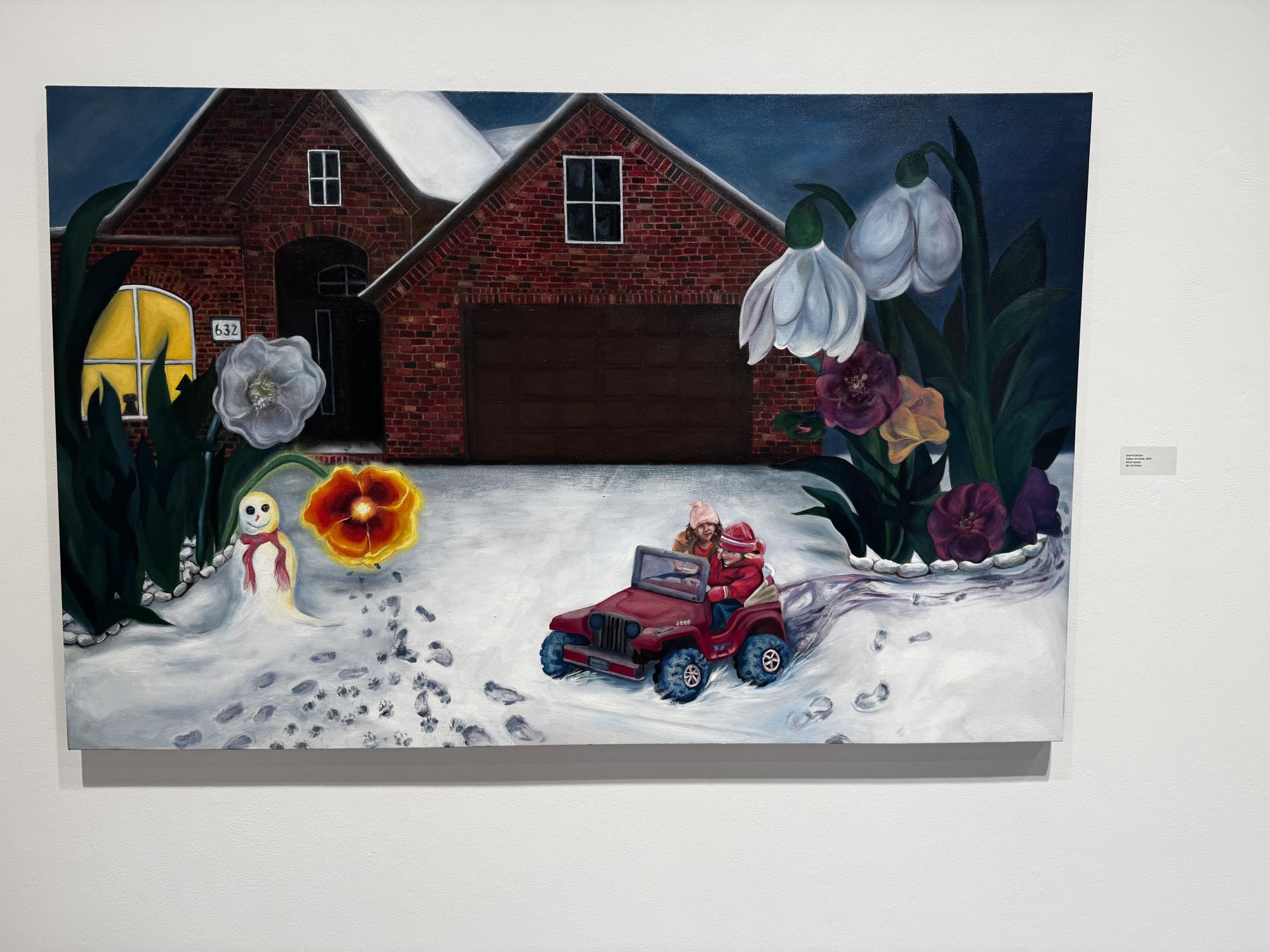 The annual TCU Artist Collective Exhibition kicked off Oct. 23, featuring pieces from 11 different honors studio art majors, allowing them to gain real-world experience in the gallery and much recognition for their hard work. 