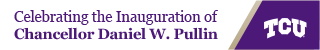 Ad. Text: Celebrating the inauguration of Chancellor Daniel W. Pullin