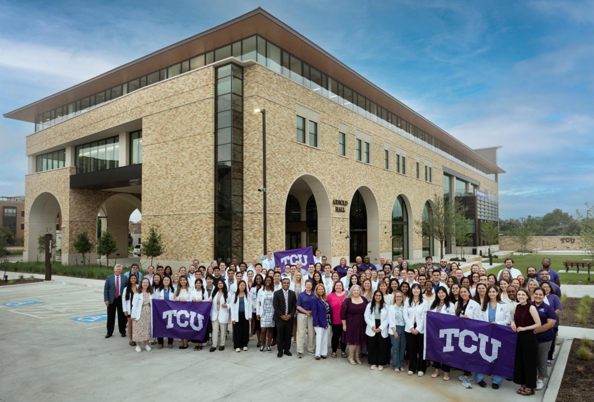 TCU's Burnett School of Medicine at Arnold Hall, after construction completion in 2024. (Photo courtesy of TCU.edu)