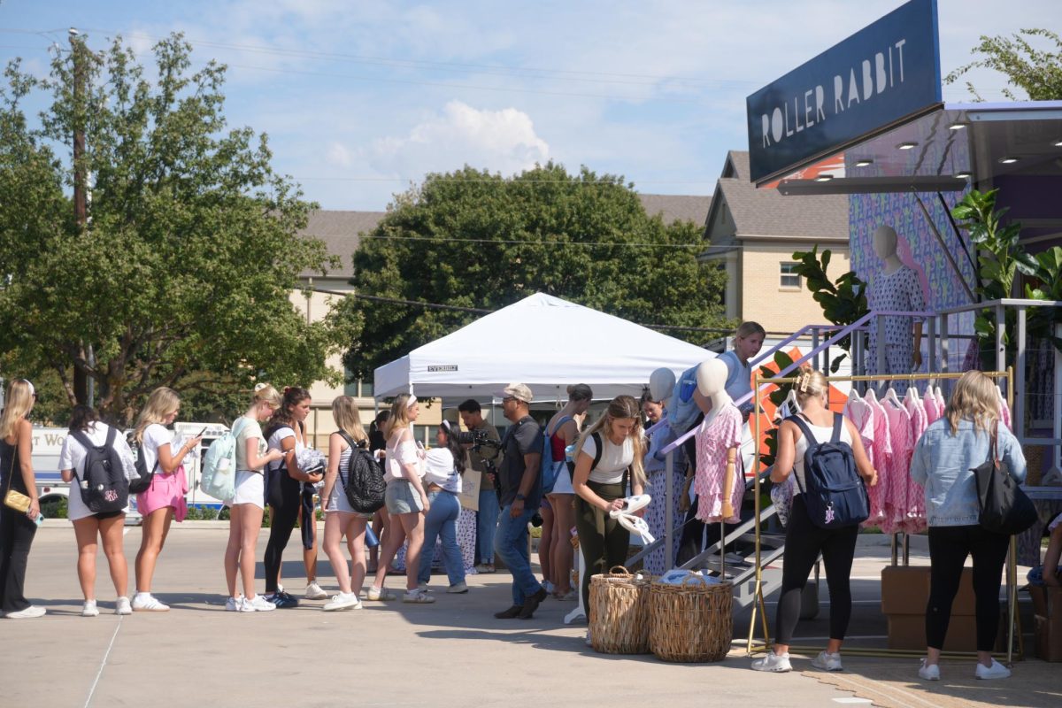 Roller Rabbit’s college pop-up tour makes it way to Texas, with TCU as the first stop out of three Texas universities. 
