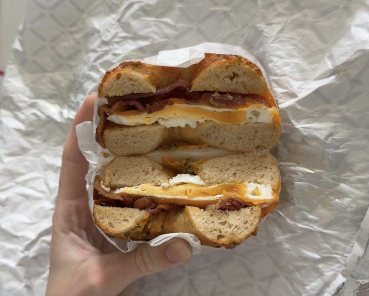Dan's Bagels' breakfast and lunch bagel sandwiches are attracting TCU students. (Erika Martinez)