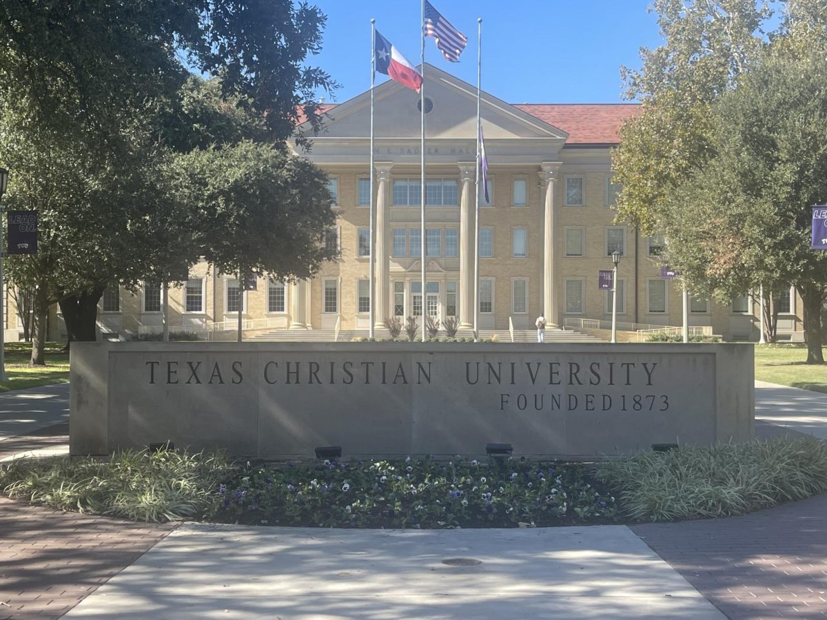 TCU's Sadler Hall. One of the AddRan College of Liberal Arts primary buildings.