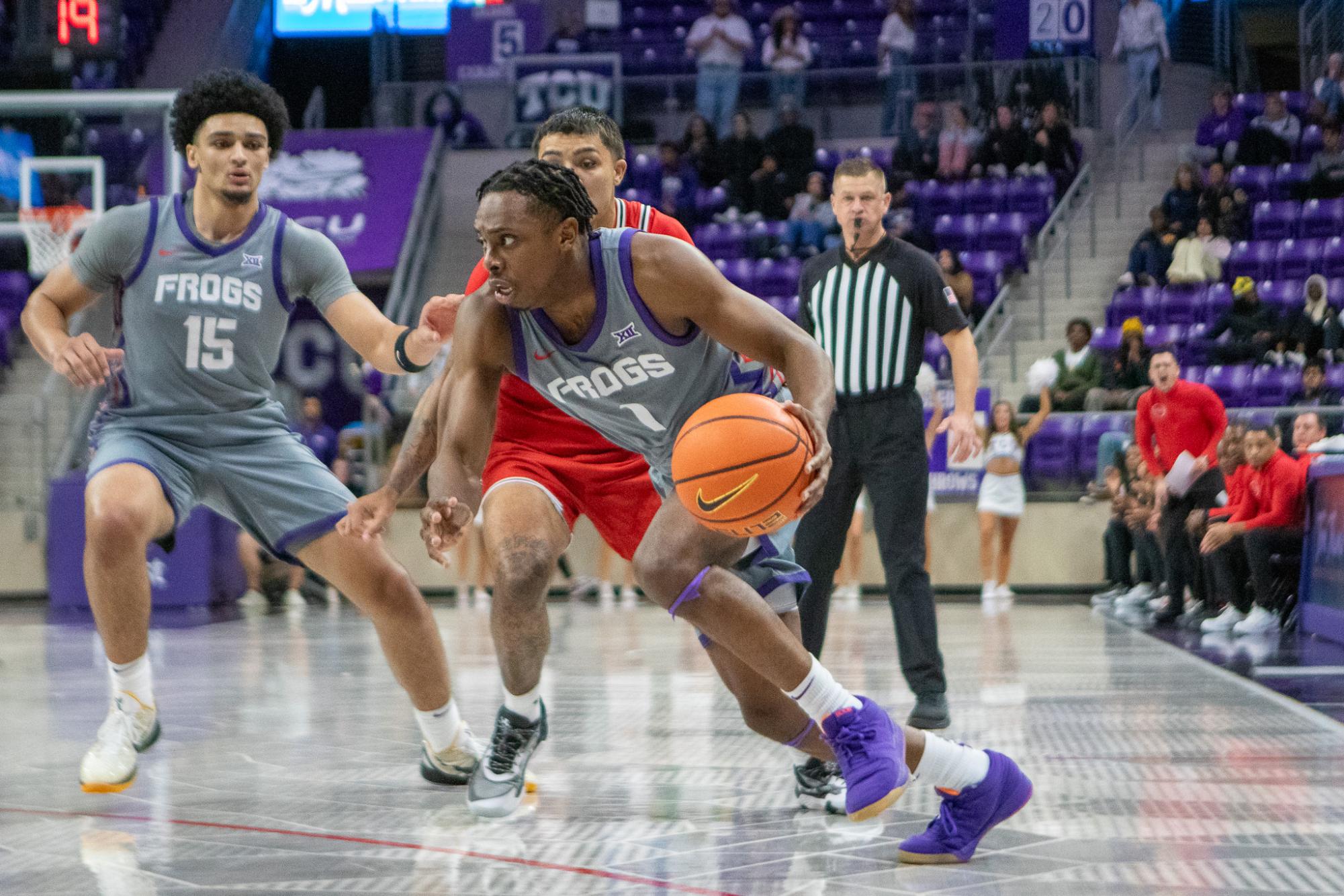 A second-half surge helped TCU men's basketball hold off Lamar 78-65.