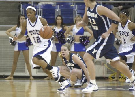 BYU defeats Lady Horned Frogs 62-46