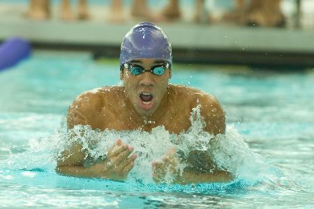 Horned Frog swimmer glides forward despite ineligibility