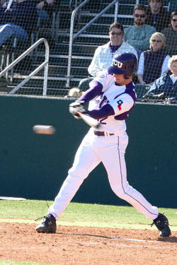 Horned Frogs win afternoon slugfest