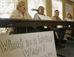 Forum examines topic of living wage