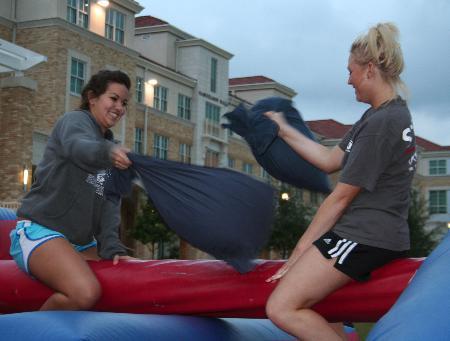 First intramural pillow fight a success