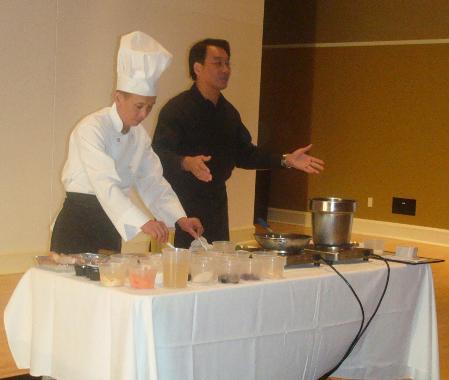 Popular chef gives demo on Asian Cuisine