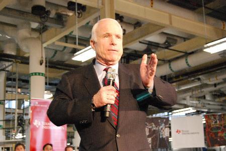 McCain vows to continue spirited campaign