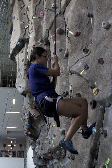 Rec center climbing wall now free of charge