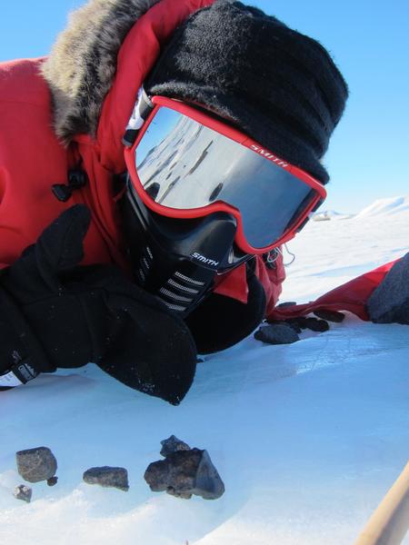 Assistant geology professor collects meteorites in Antarctica