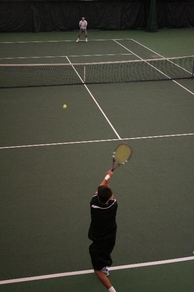 Mens tennis team tries to stay undefeated in conference