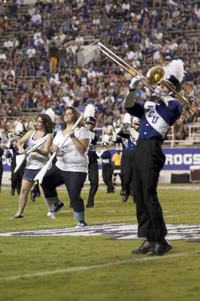 Marching band pumps up the jam